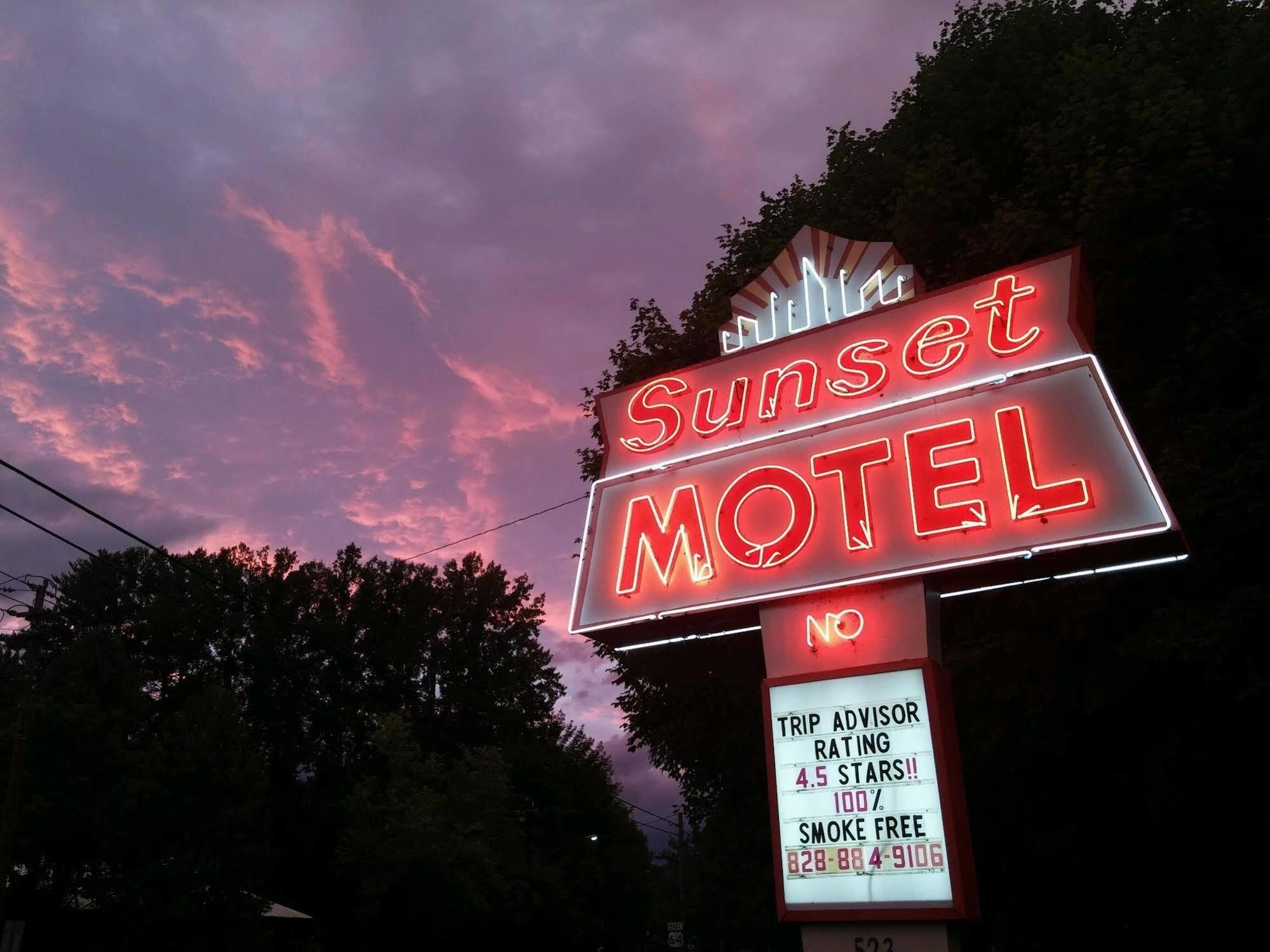 The Sunset Motel Brevard Exterior photo